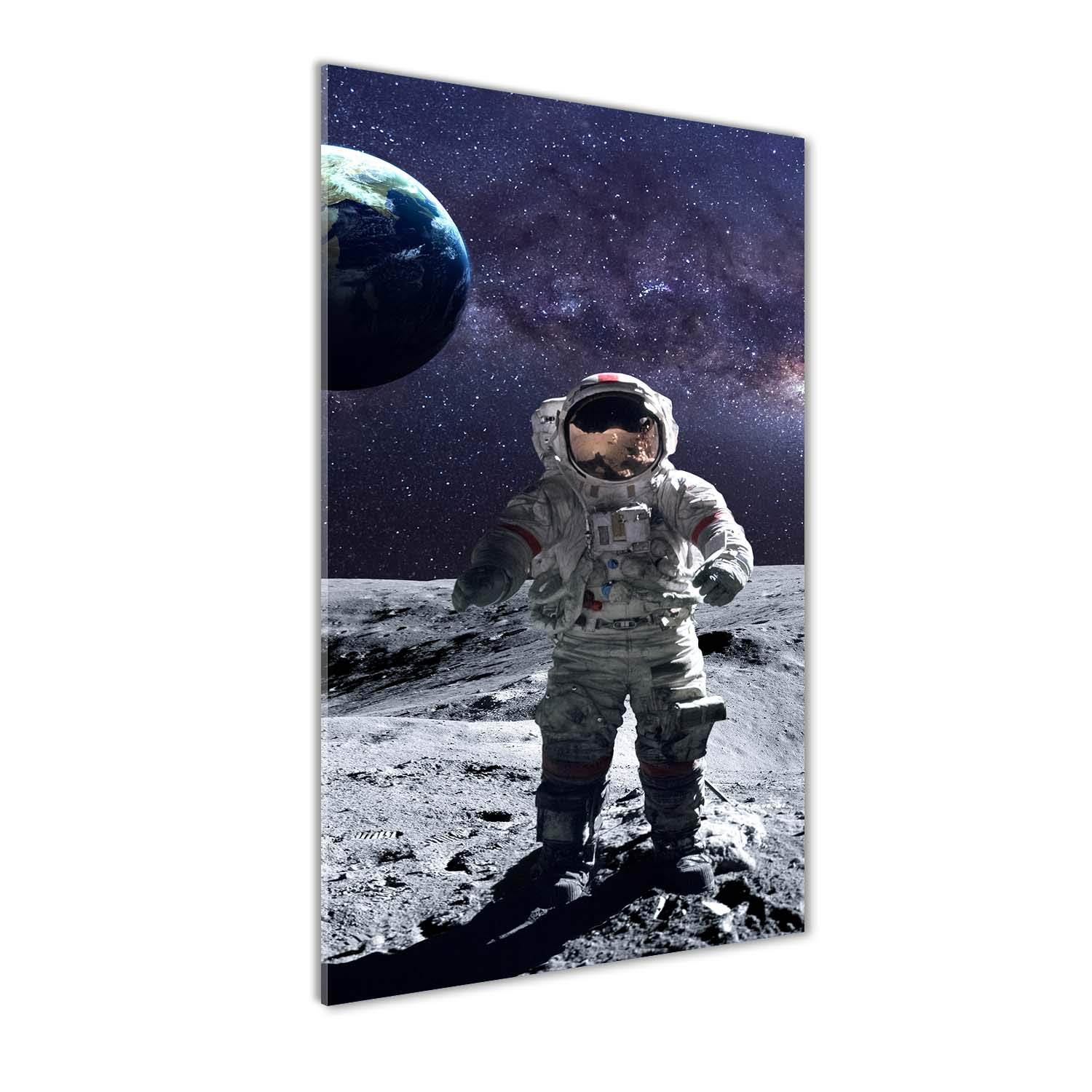 Mural art cosmos Tulup image sur plexiglas decoration astronaute 70x140