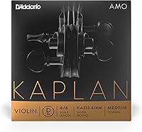 Vista 16 de D'Addario Kaplan Amo - Cuerda para violín - Cuerda E individual - KA311 4/4H - Cuerdas de violín - Escala 4/4, tensión pesada