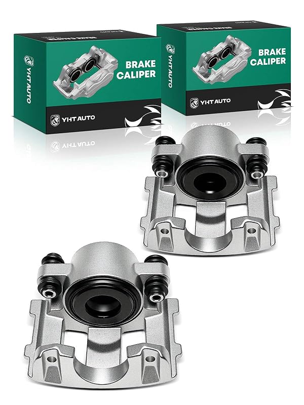 Set of 2 Front Brake Caliper Assembly Compatible with Jeep Cherokee TJ Wrangler Wagoneer Comanche by YHTAUTO - Used condition - US$60.59