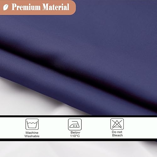 Miniatura 6 de UFRIDAY - Cortina de ducha de tela moderna gris y blanco, 48 x 72 pulgadas