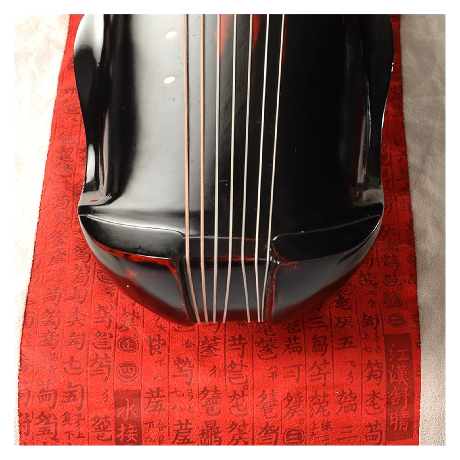 Guqin Tradizionale Guqin Realizzato In Cinabro E Realizzato Artigianalmente Con Lacca Grezza Per L'insegnamento E Le Prestazioni