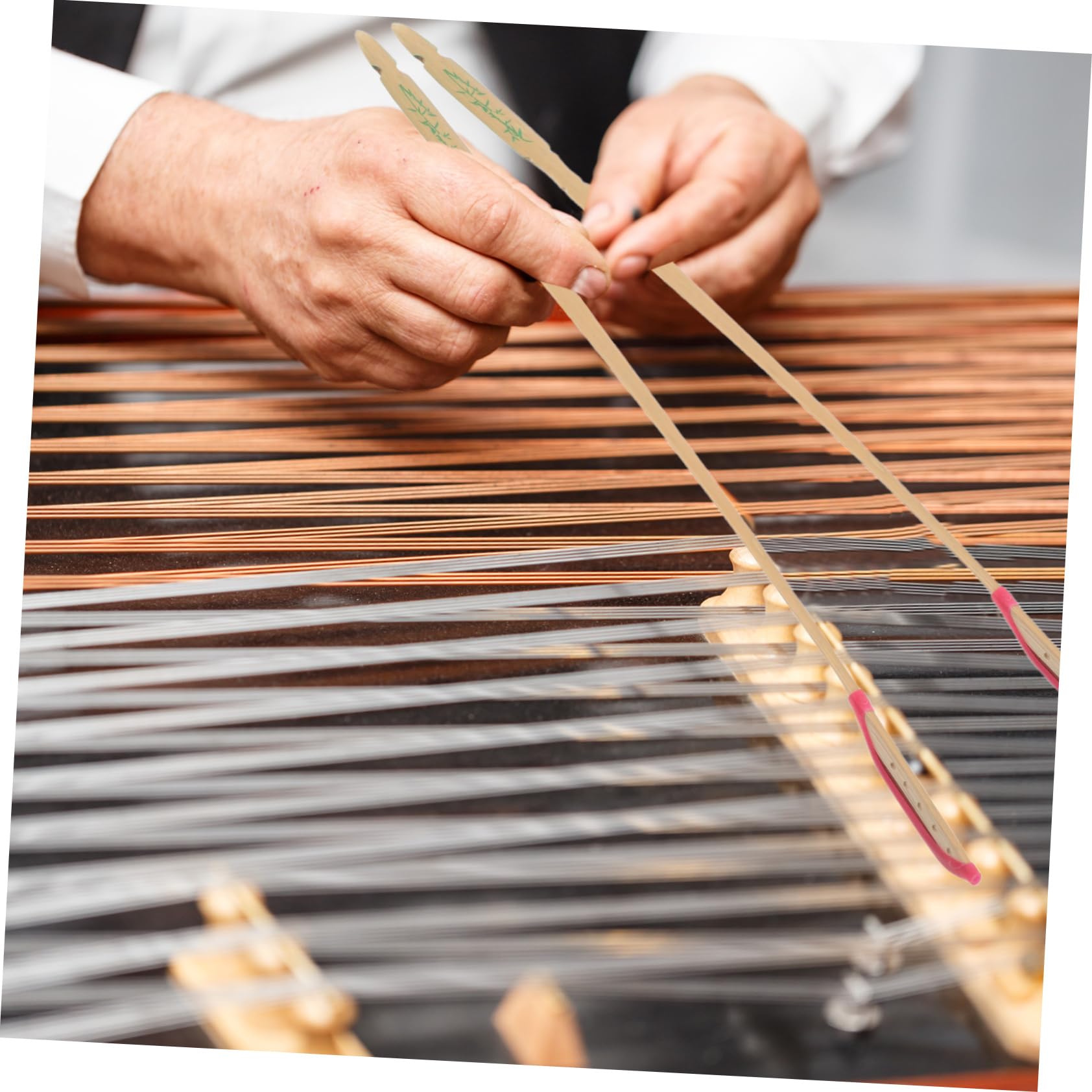 HEMOTON Set 2 Pezzi Martelli per Dulcimer in Legno Resistente, Accessori Professionali per Yangqin per Esibizioni e Pratica Quotidiana