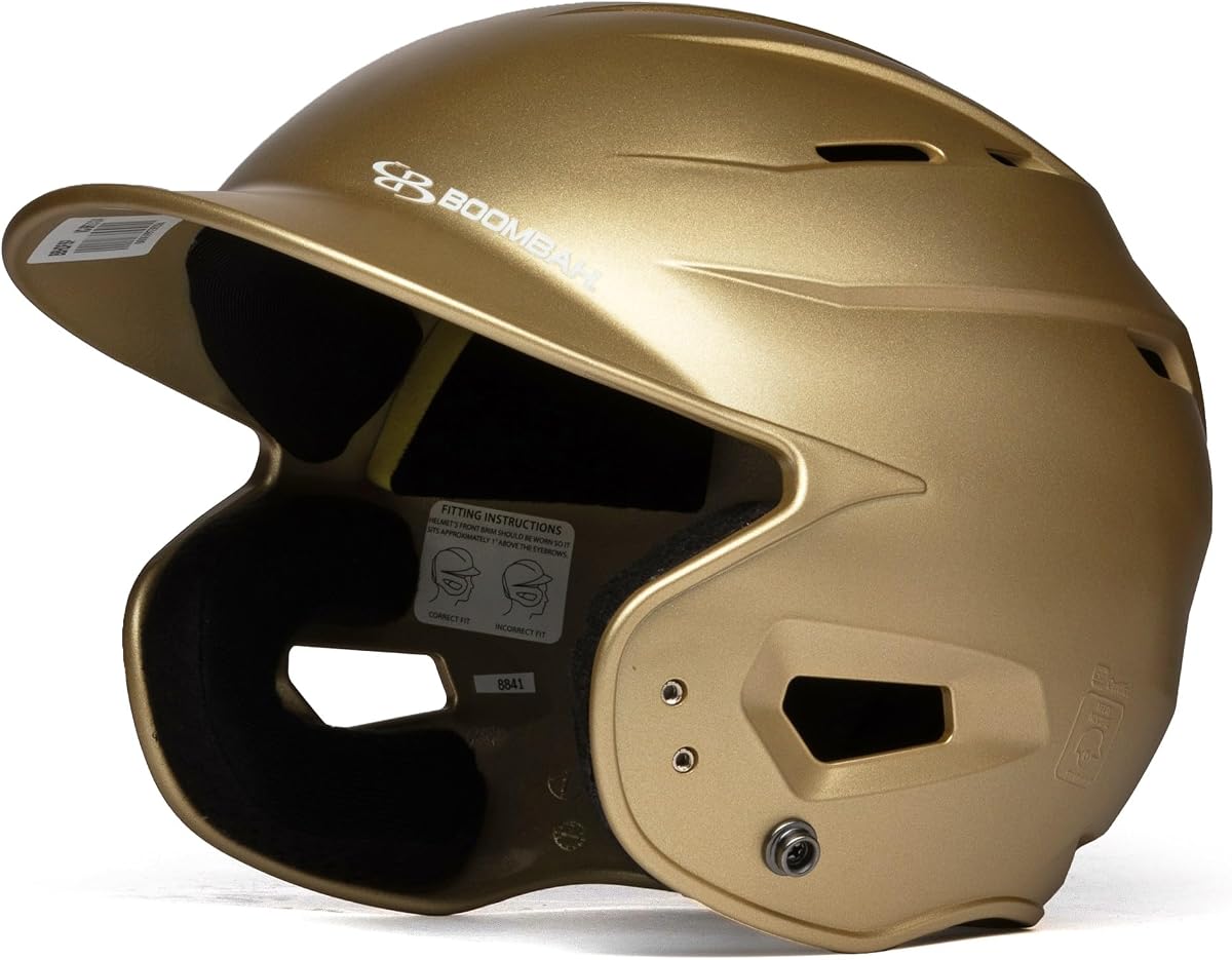 Boombah DEFCON Casco de béisbol/softbol perfil elegante mate sólido - Múltiples opciones de color - 2 tamaños