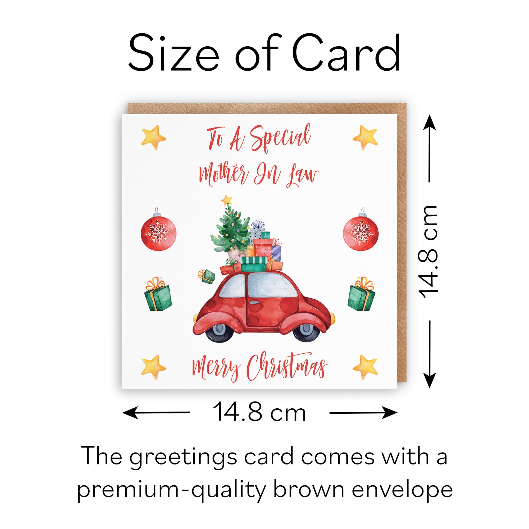 Hunts England - Mother In Law Christmas Card - To A Special Mother In Law - Merry Christmas - Christmas Holiday Collection - Image 4