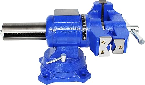 Miniatura 6 de HFS (R) Tornillo de banco giratorio multiusos - Resistente - Base de bloqueo (4 pulgadas)