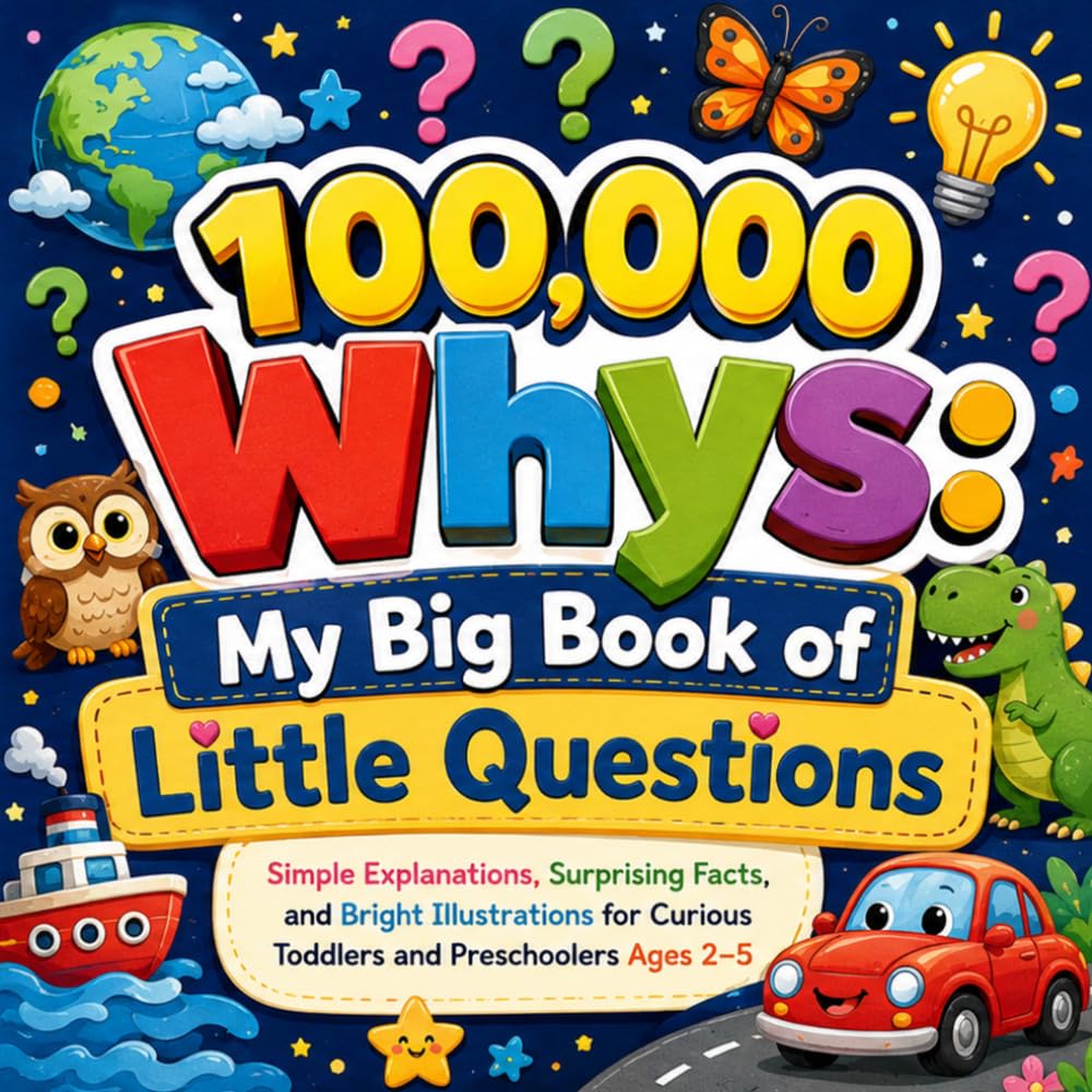 100,000 Whys: My Big Book of Little Questions: Simple Explanations, Surprising Facts, and Bright Illustrations for Curious Toddlers and Preschoolers Ages 2–5