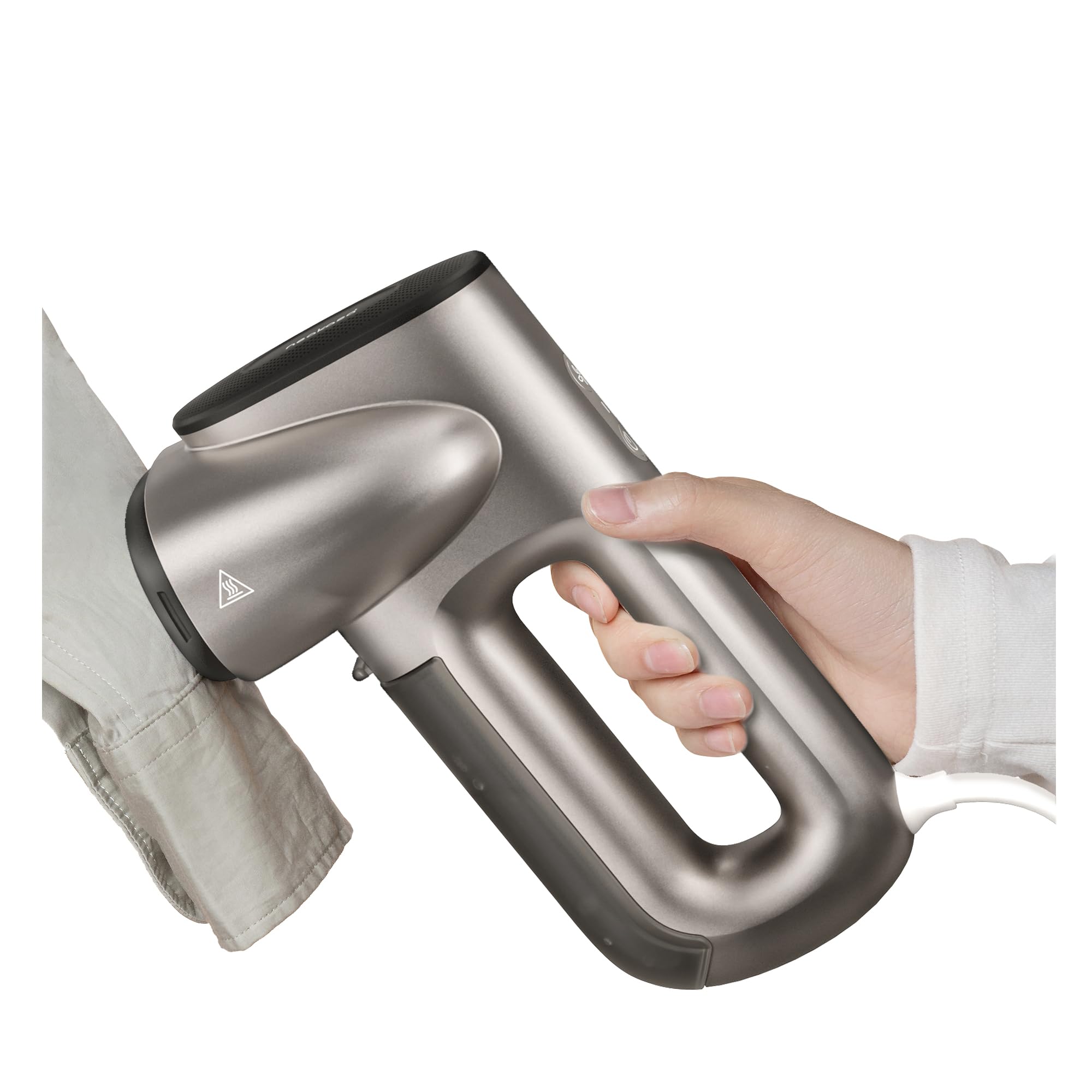 Neakasa Magic 1 Vacuum Steamer, Handheld Travel Garment Steamer for Clothes, 2300Pa Suction for Clothes Grips, Steamer Iron 2 In 1, for 110-120V Use (Silver)