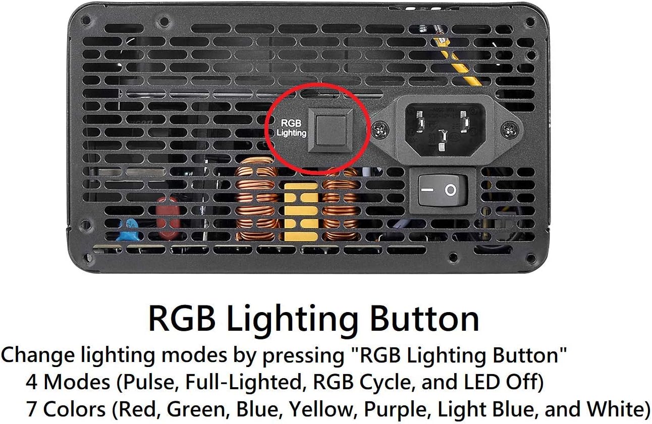 🔥 Flash Sale Thermaltake Toughpower GX1 RGB 600W Gold SLI/Crossfire Ready Continuous Power RGB LED ATX12V v2.4 / EPS v2.92 80 Plus Gold Certified 5 Year Warranty Non Modular Power Supply PS-TPD-0600NHFAGU-1