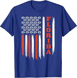 Florida USA Flag Patriotic Design For Men Women & Kids T-Shirt