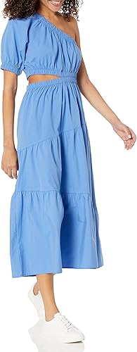 Steve Madden Apparel Robe Longue Leena, Ultramarine, M Femme