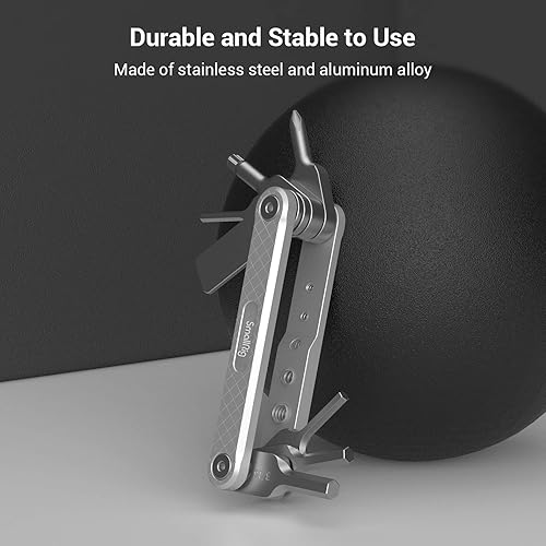 Vista 6 de SMALLRIG - Juego de destornillador y tornillos plateado