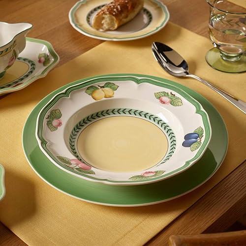 Miniatura 3 de Villeroy & Boch French Garden Fleurence - Sopa de borde de 9 pulgadas, porcelana premium, blancomulticolor