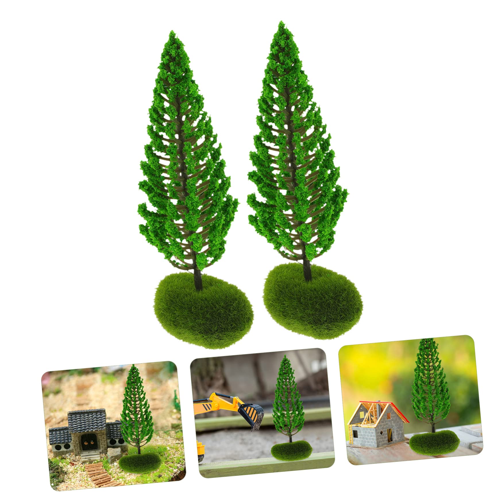 Abaodam 10piezas Árboles Diorama De Paisaje Decoración De Jardín Mini De Árboles para De Paisajismo