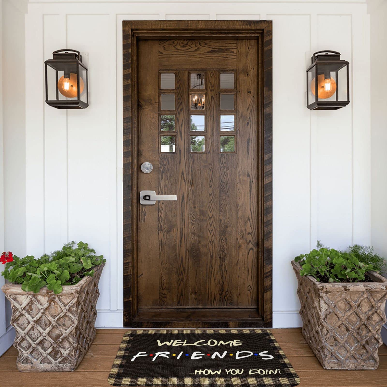 Felpudo de bienvenida con citas divertidas, regalo para amigos, decoración de cocina, hogar, dormitorio, entrada, entrada, entrada, suelo, porche, interior/exterior