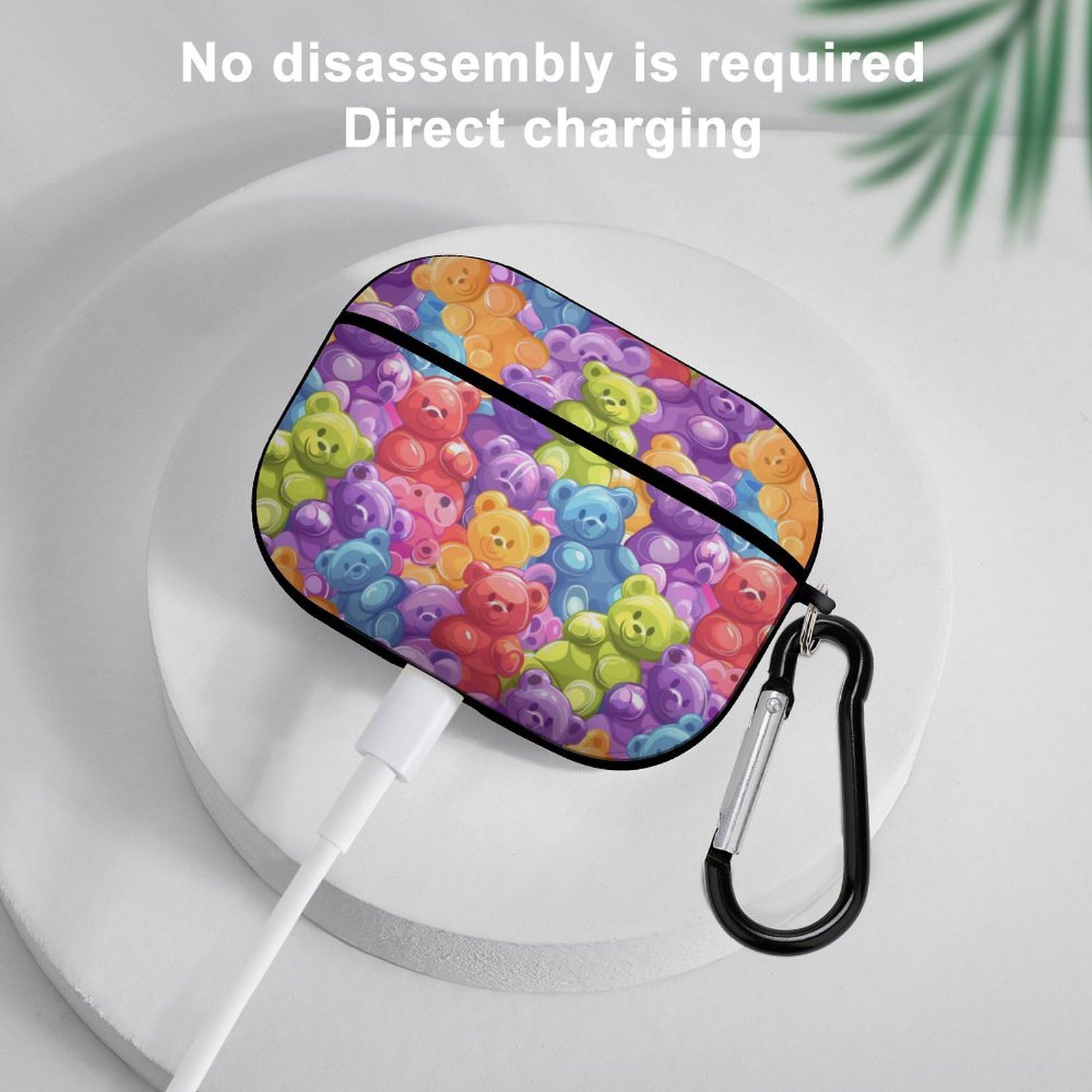 Amazon.com: Gummy Bears Candies Earbud Case Cover Compatible with