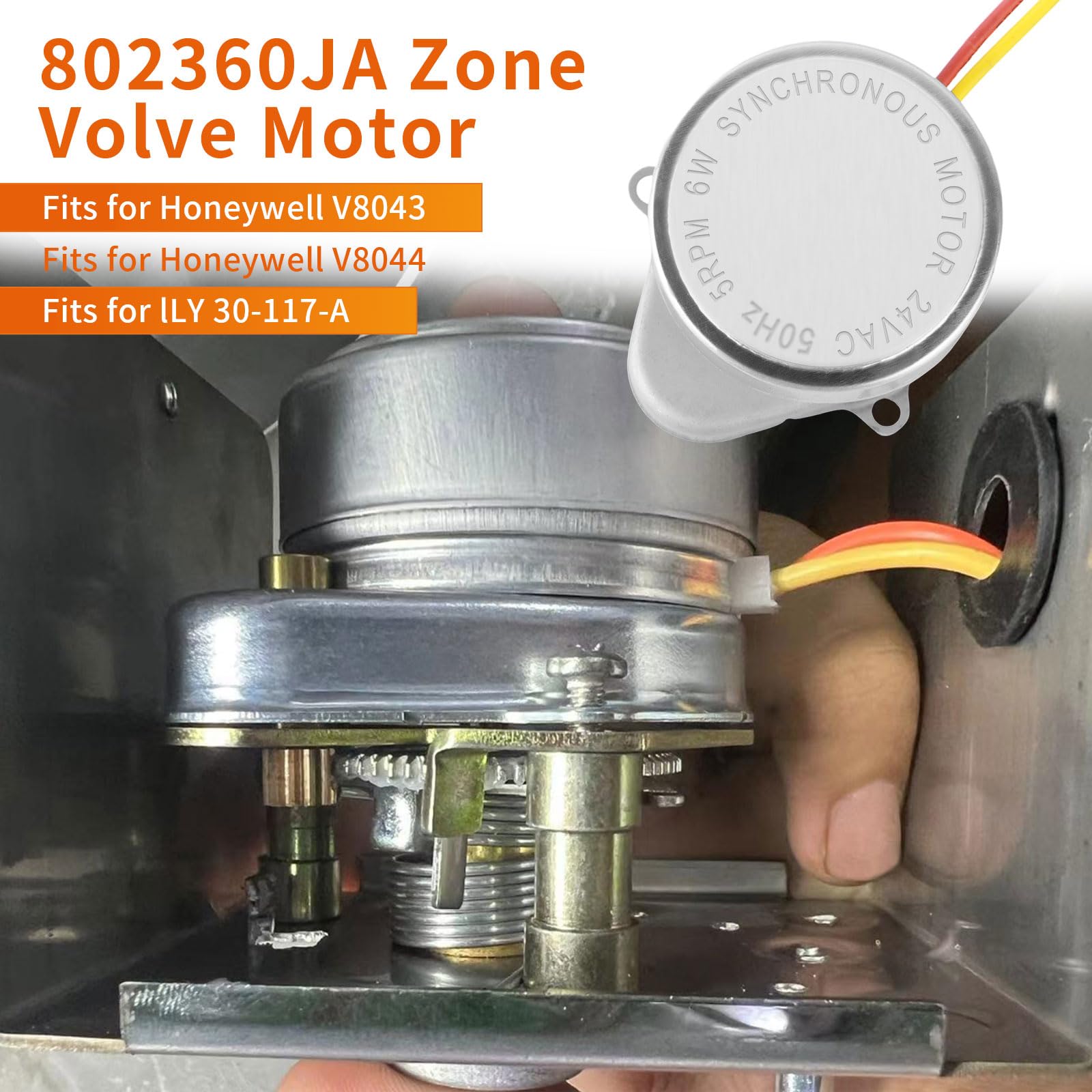 ULXIOM 802360JA Zone Valve Motor Replacement, Fit For Honeywell