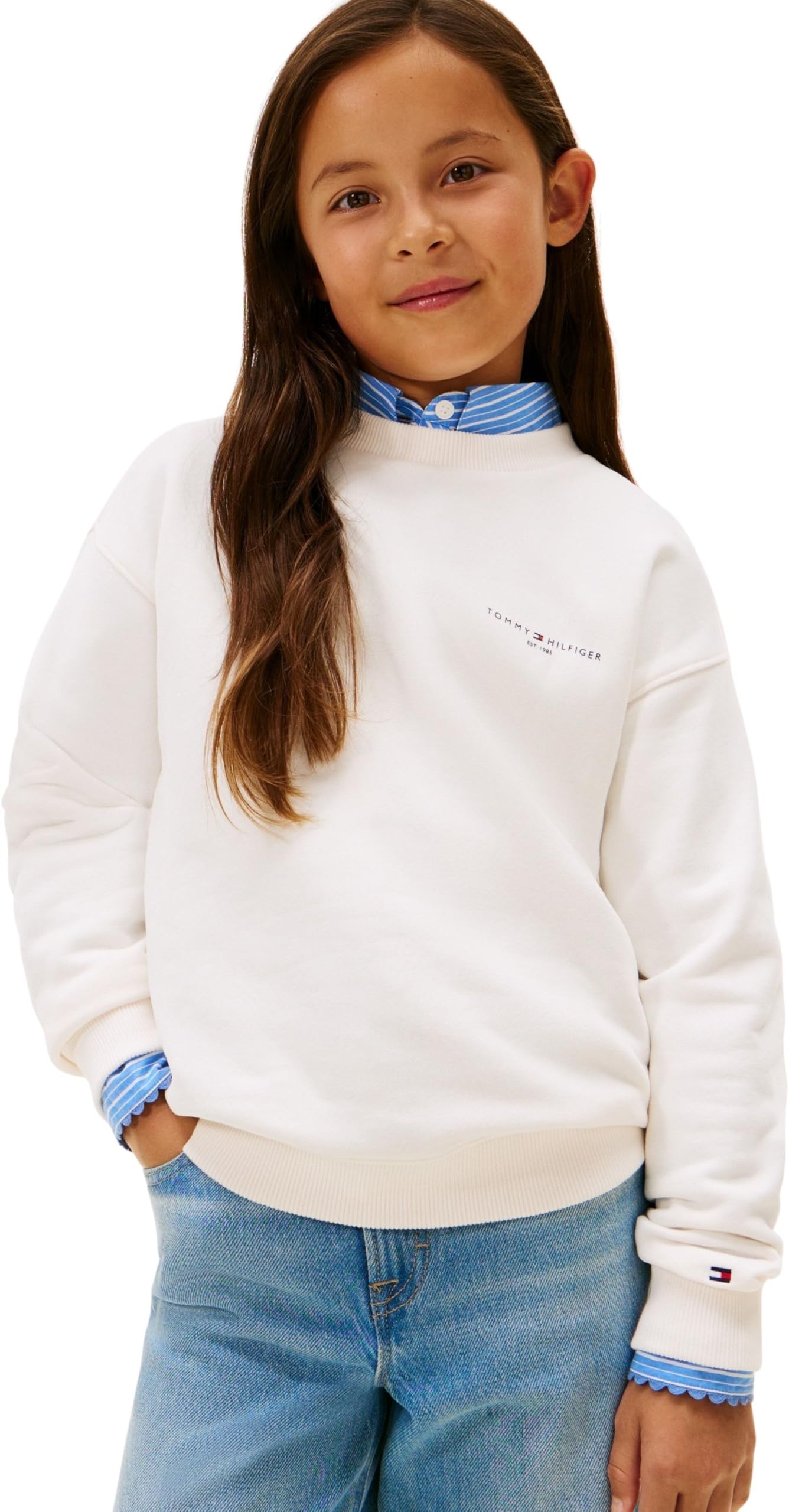 Tommy Hilfiger Mini Corp C-Neck Sweatshirt Sudadera Unisex Adulto