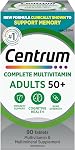 Centrum Adults 50 Plus, Complete Formula, Multivitamins/Minerals Supplement with Clinically Shown Memory and Cognitive Health Support, 90 Tablets