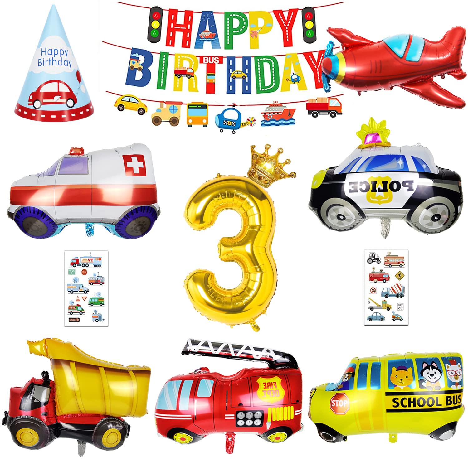 誕生日 飾り付け 男の子、大きな 車 バルーン 誕生日バルーン 3歳 男の子 誕生日プレゼント 誕生日 車 風船 誕生日 バルーン 飾り