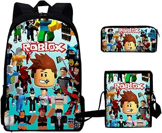 Terran Shcool Backpack with Lunch Box Pencil Case Large capacity Bookbag Laptop Backpack Travel Bag for Kids Boys Teens, M