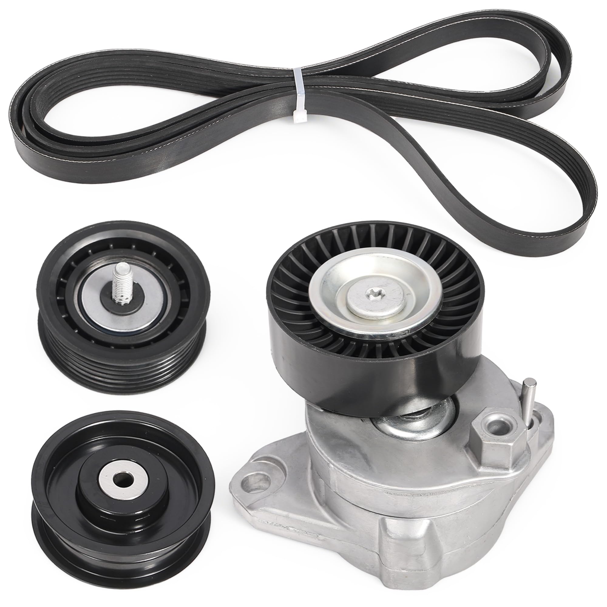 Belt Tensioner and Idler Pulley Serpentine Belt kit