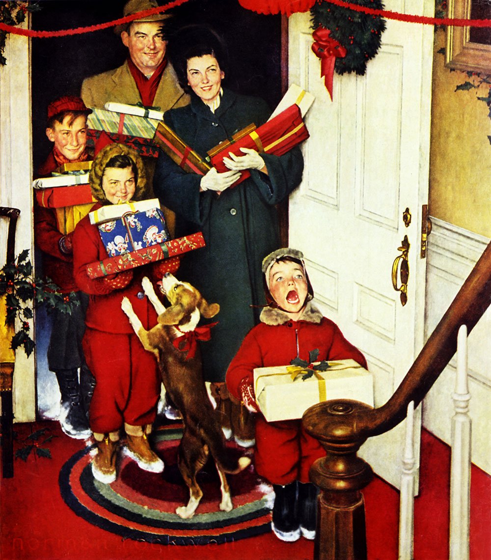 Norman Rockwell Pop-Up Advent Calendar