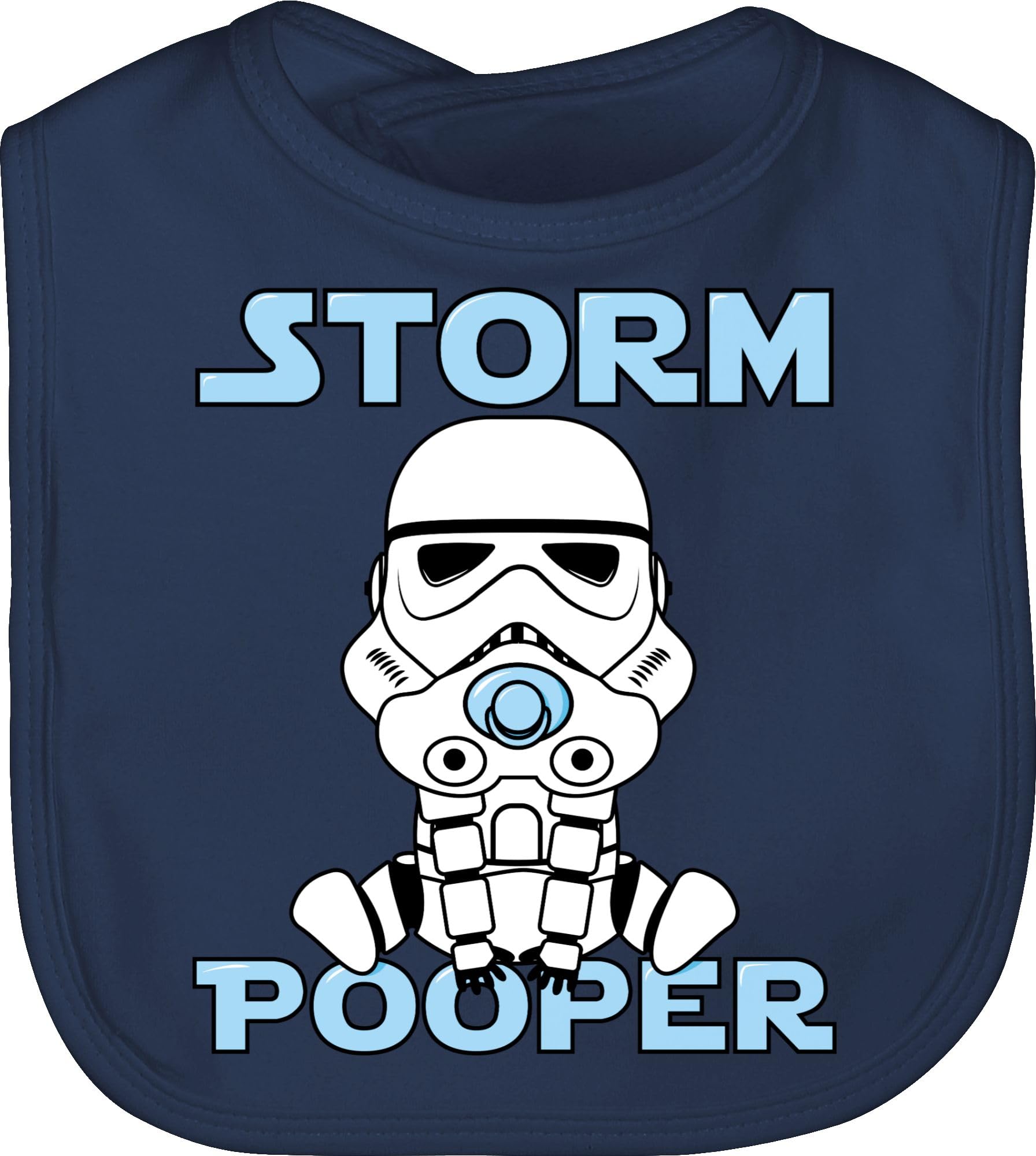 Shirtracer - Baby Lätzchen - Sprüche - Storm Pooper I Stormpooper