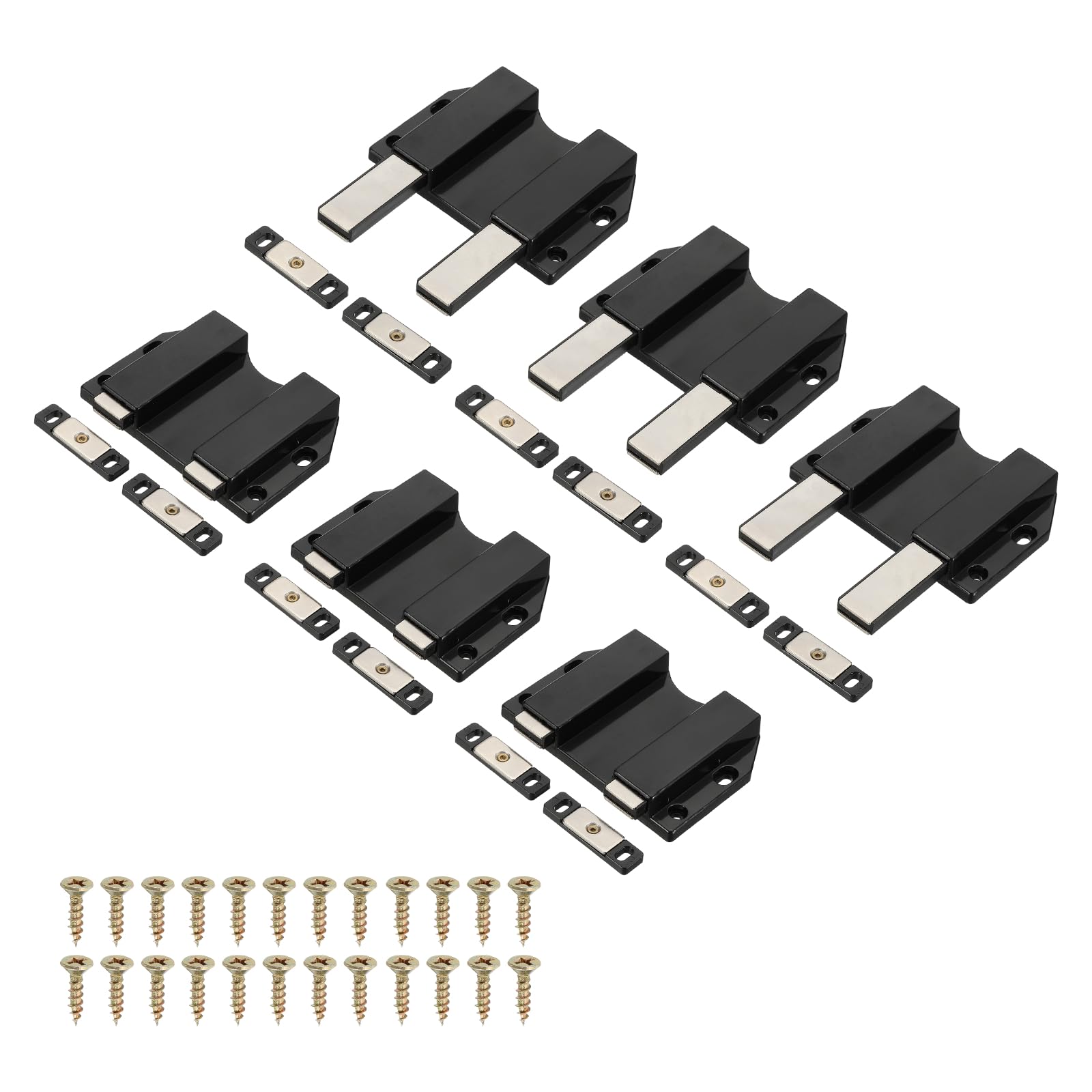 PATIKIL 6 Pcs Magnetic Push Latch