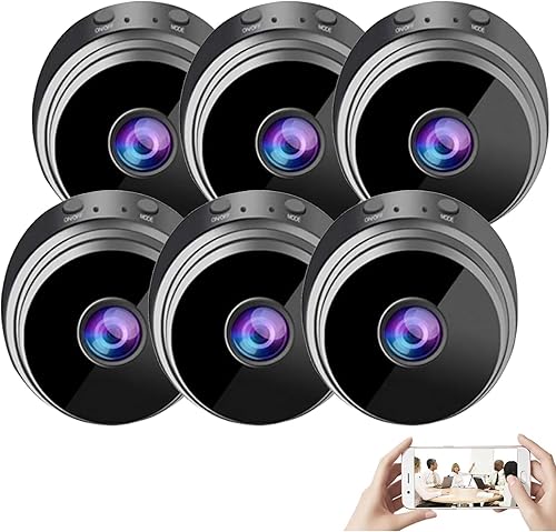 Cámara espía, mini cámara de seguridad magnética espía para exteriores, mini cámara de seguridad magnética inalámbrica HD de 1080p, visión nocturna