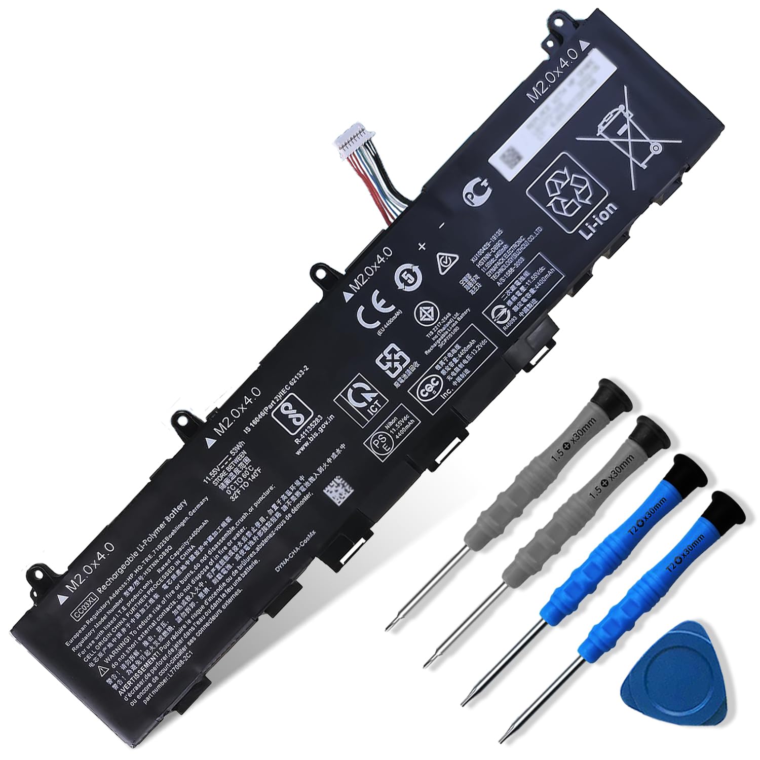 Dentsing53Wh CC03XL Laptop Battery Replacement for HP ZBook Firefly 14 G7 G8 EliteBook 830 835 840 845 G7 G8 Probook 635 Aero G7 G8 Series HSTNN-DB9Q L77608-2C1 L77608-421 L78555-005 CC03053XL-PL