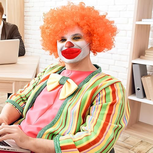 Miniatura 6 de Happyyami 2 piezas de boca de salchicha de Halloween divertido facial Cosplay accesorios de labios rojos decoración juguetes para fiesta de baile