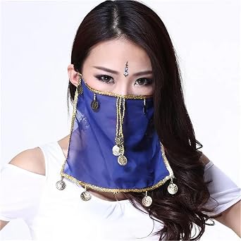 Belly Dancer Outfit Dance Masks Face Veils For Women Belly Dance Accessory