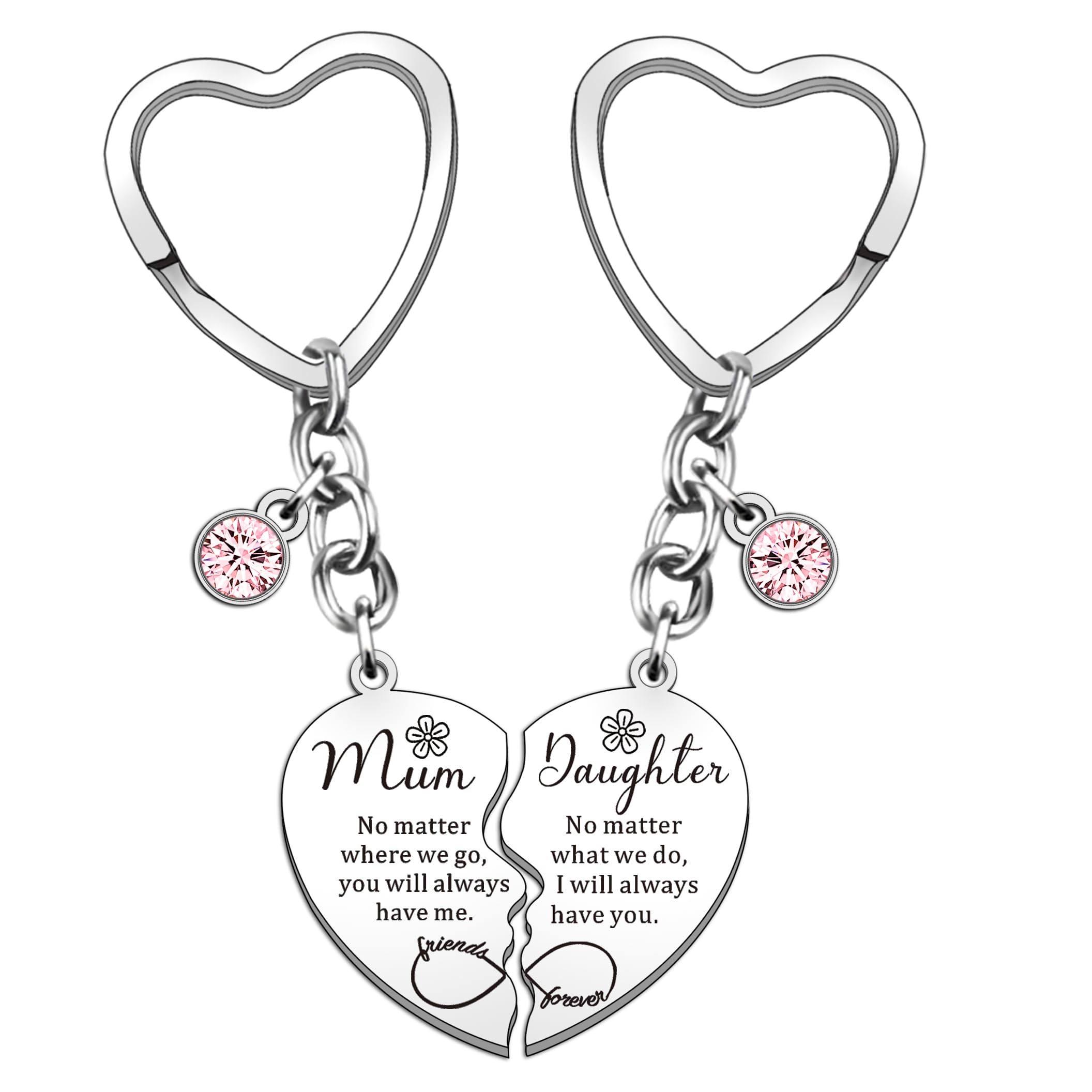 Top mum and daughter keyring Best Sale