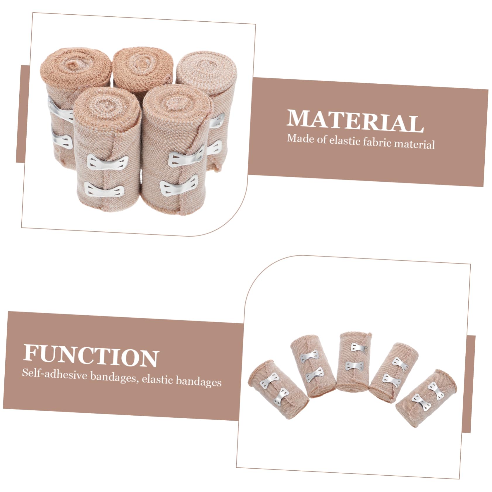 4 Ensembles Bandages Élastiques Auto Adhésifs Pour Animaux De Bandages Pour Doigts Poignet Cicatrisant Pour Chats Sports 5 Pièces * 4
