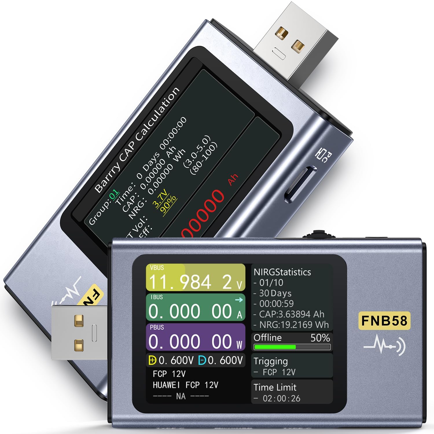 indokinG FNIRSI USB Tester 4-28V 7A LCD USB A&C Voltage Current Power Tester Multimeter without Bluetooth, Fast Charge Detection Trigger Capacity Ripple Measurement, PD2.0/PD3.0,QC2.0/QC3.0 (B0CCL1Y67C) Amazon Price History, Amazon Price Tracker
