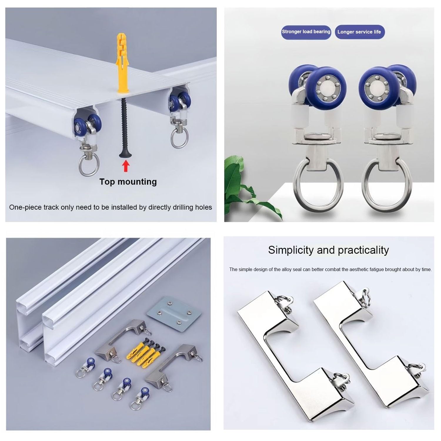 Podwójny drążek sufitowy - aluminiowa szyna do dzielenia pokoju RV ains zasłony prysznicowe wszechstronny 2-drożny design (szampański 1,2 m)