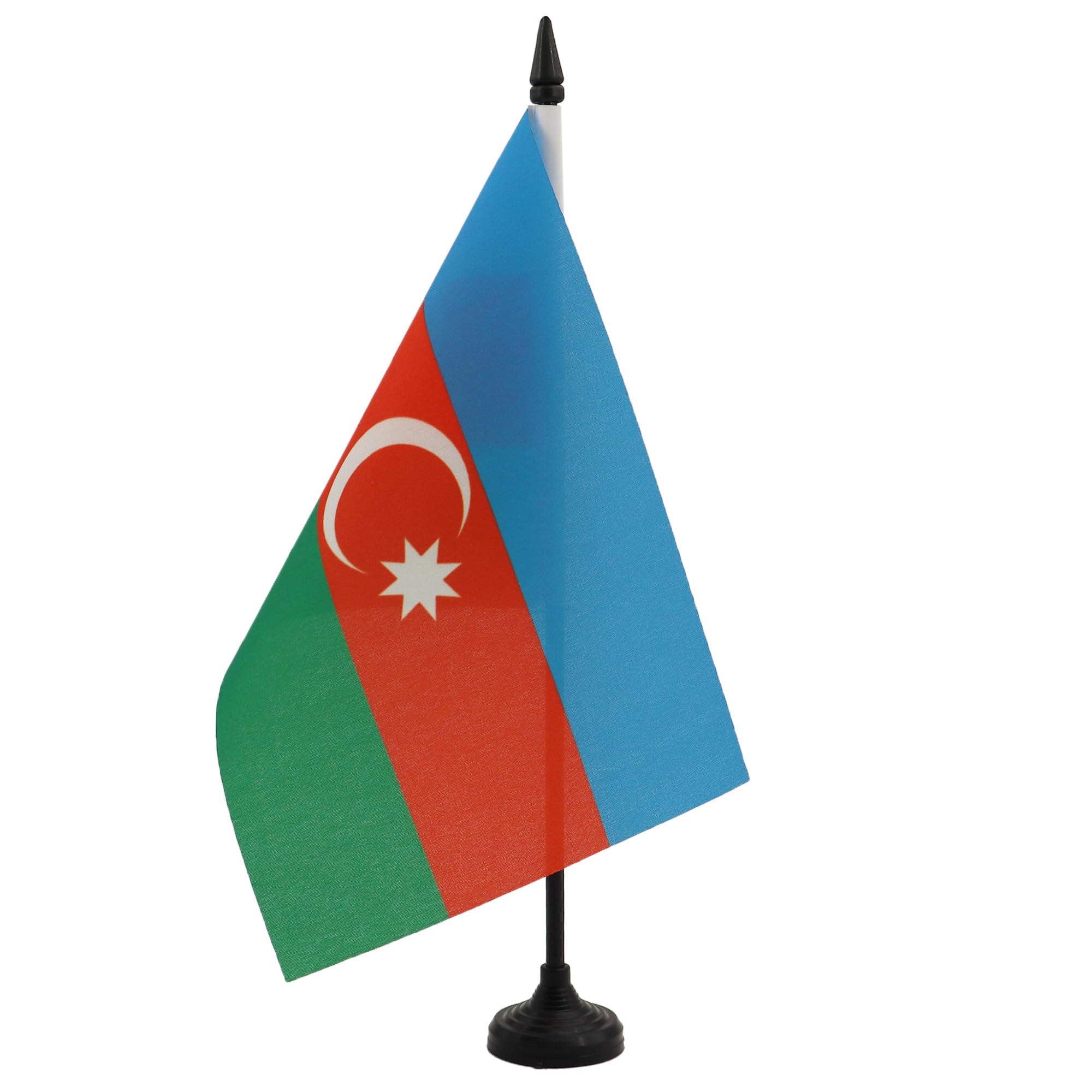 AZ FLAG Azerbaijan Table Flag 6x8 in 100D Polyester Plastic Base