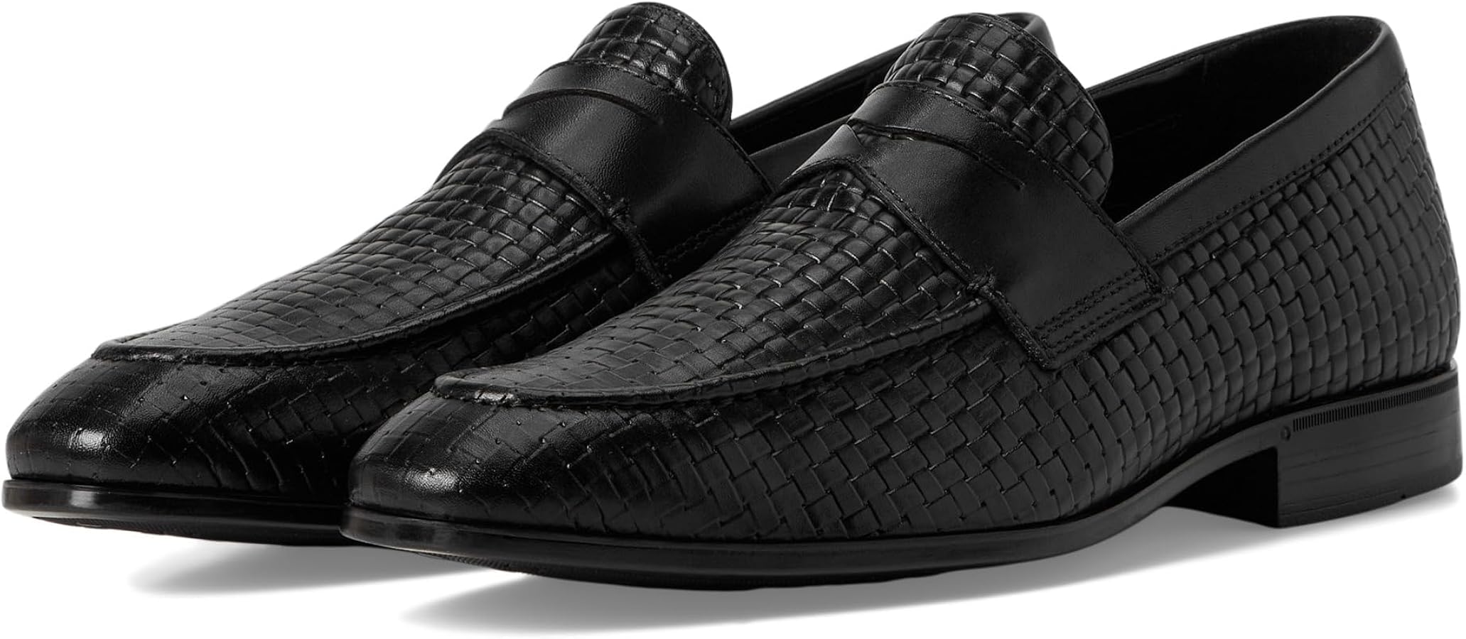 Amazon | Rockport メンズ Cory ペニーローファー, ブラックエンボス 