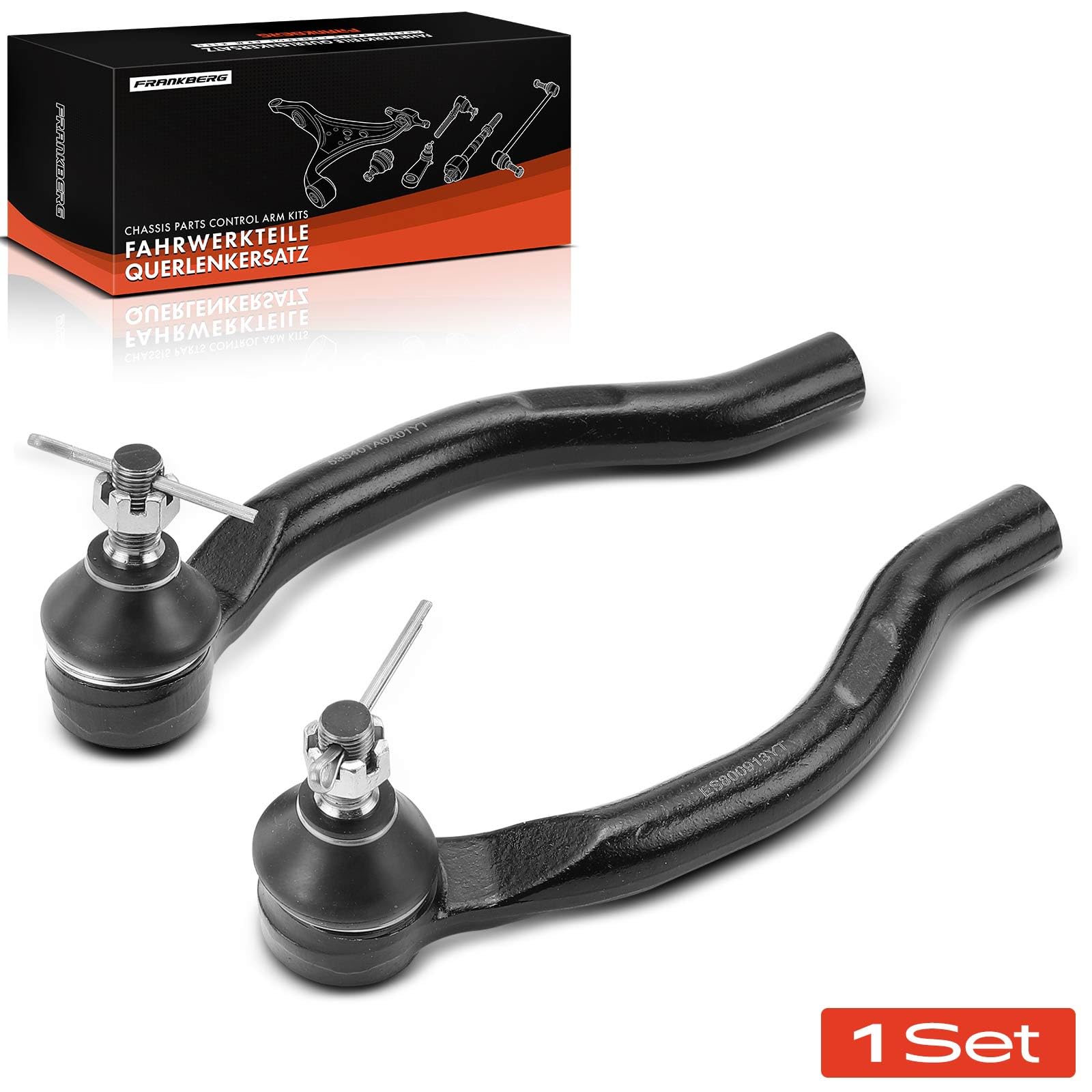 Frankberg 2x Embouts de biellette de direction avant 53540SMG003 | Compatible avec: Civic VIII Hatchback FK FN
