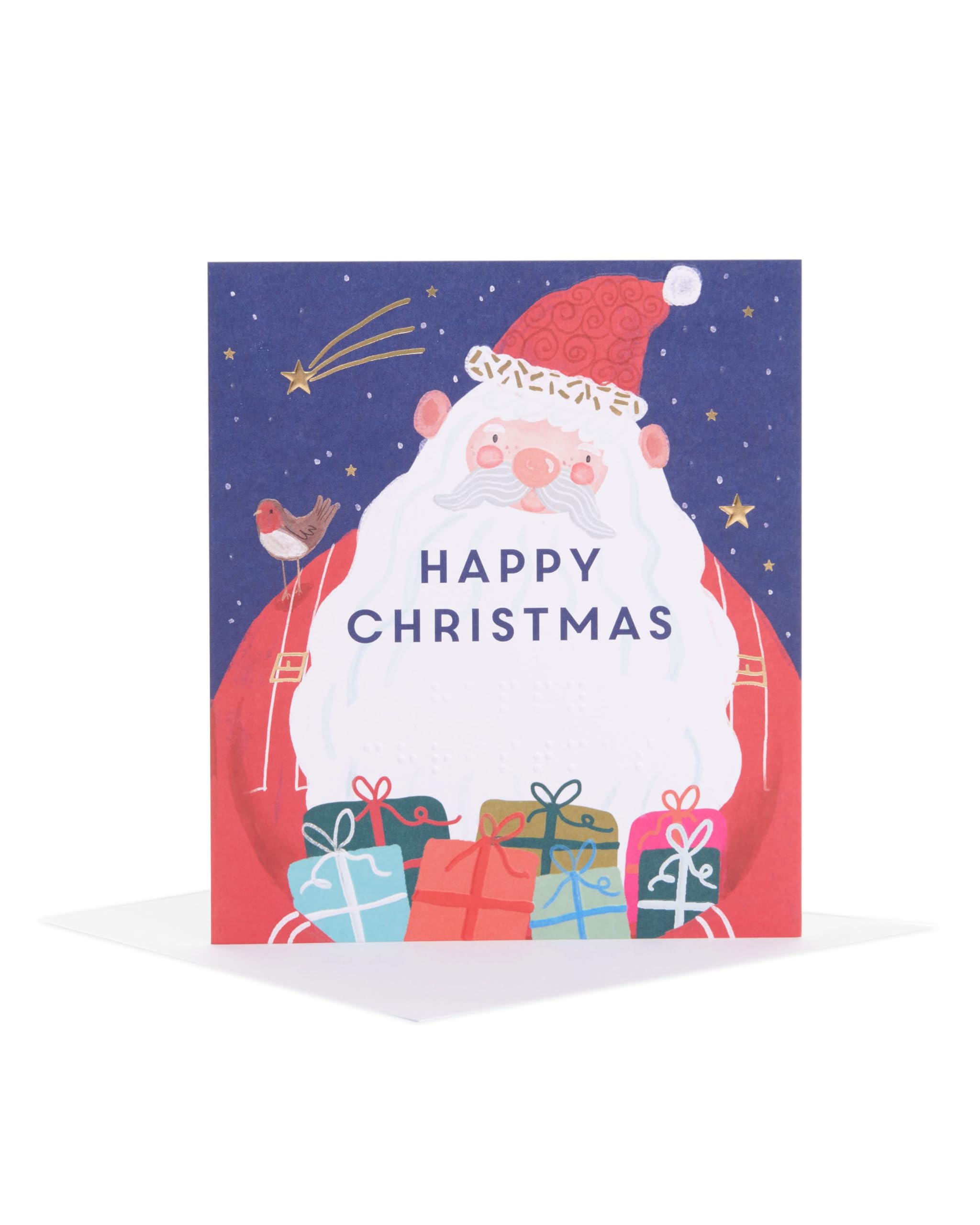 Braille Christmas Card Festive Christmas Greeting Card Xmas Greeting Cards