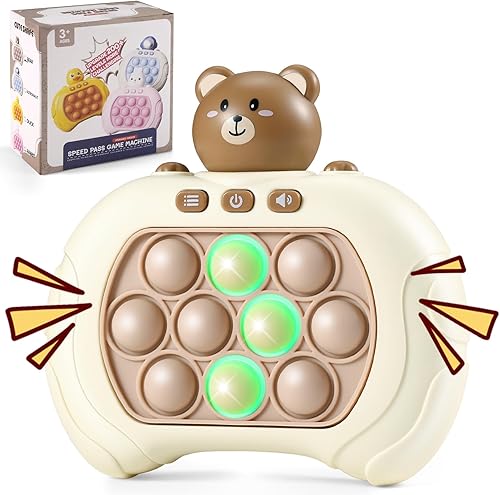 Juego de burbujas de empuje rápido, juguete de empuje rápido para reventar, cambia la atención, alivia la ansiedad, juego de mano de empuje rápido