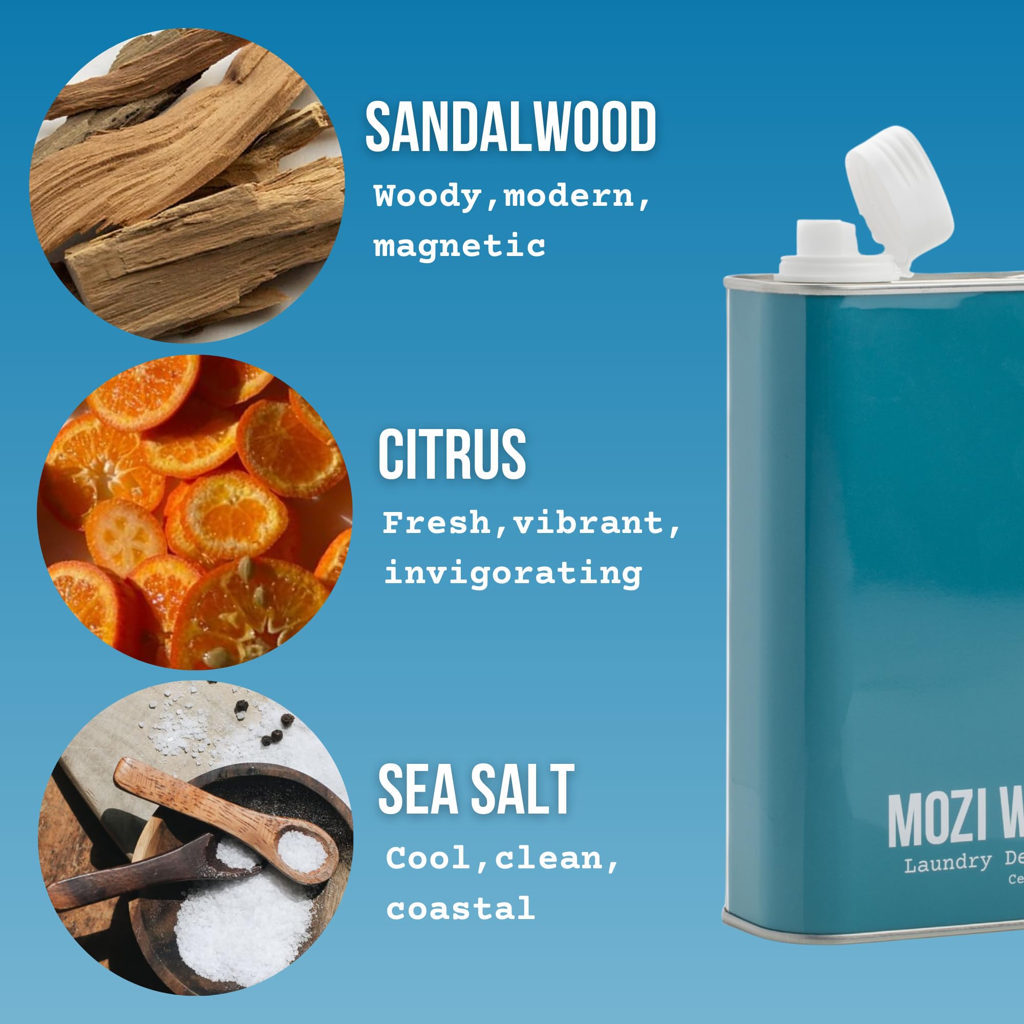 Amazon.com: Mozi Wash Laundry Detergent Liquid, Central Coast