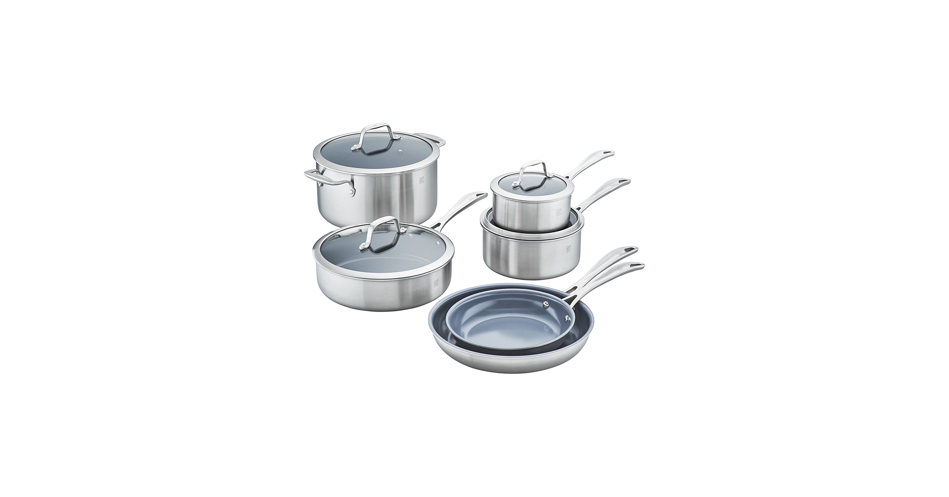 新品　未使用　ZWILLING COOKWARE SET 3点セット Amazon.com: ZWILLING Energy Plus 10-pc Stainless Steel