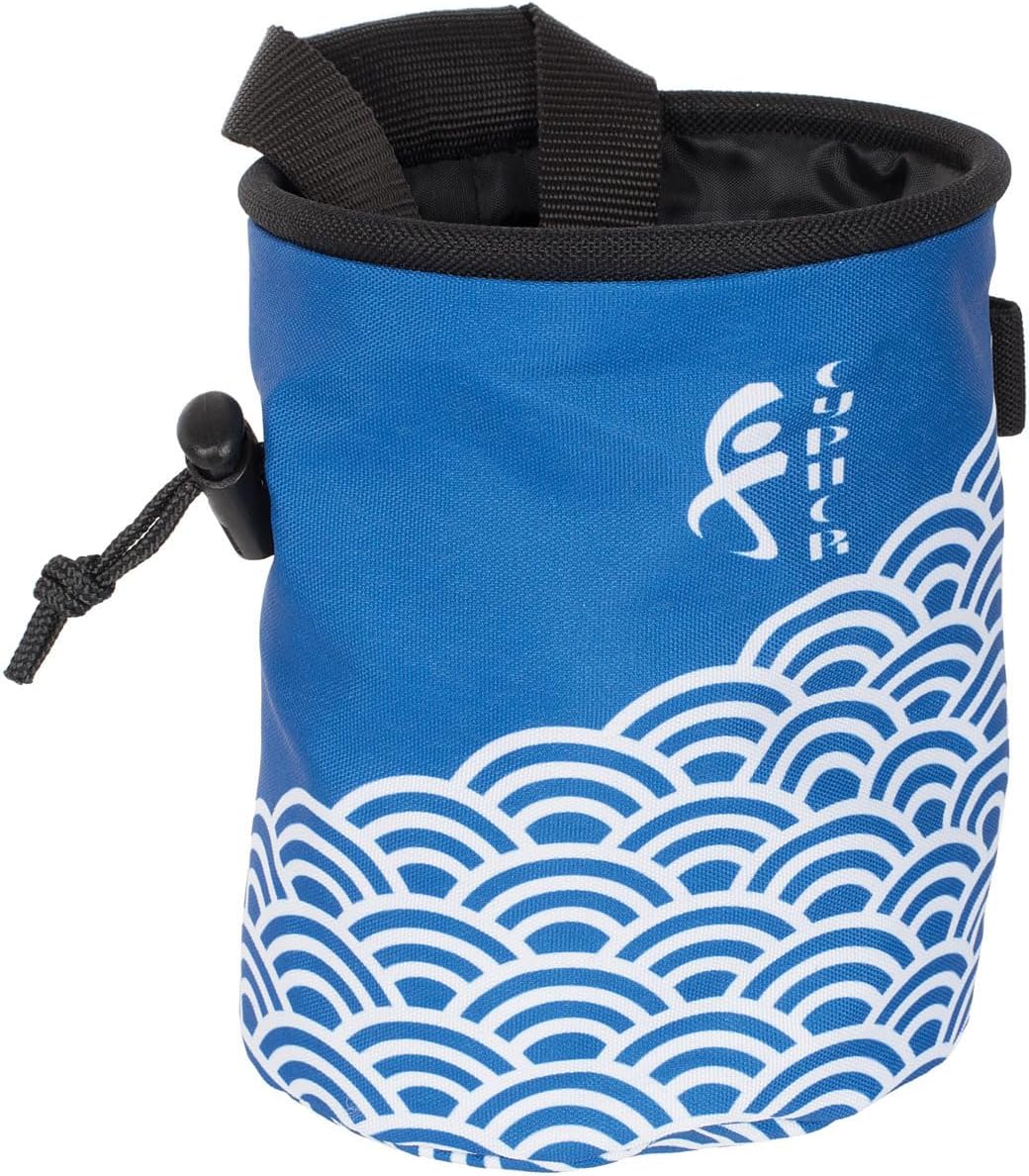 Cypher Design Print Climbing Chalk Bag, Blue Cloud