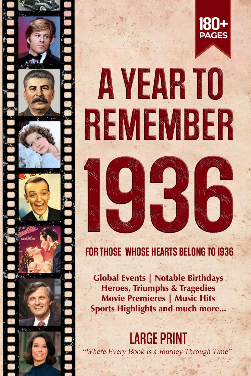 A Year To Remember 1936 History Book: A Nostalgic Tribute for the Radio Babies with Heartfelt Memories of 1936 – An Ideal Gift for Birthdays, Anniversaries, and Special Occasions