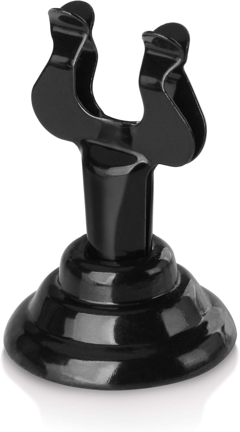 New Star Foodservice Triton Harp Clip Style Place Card / Table Number Holder, 1.5 Inch (Black)