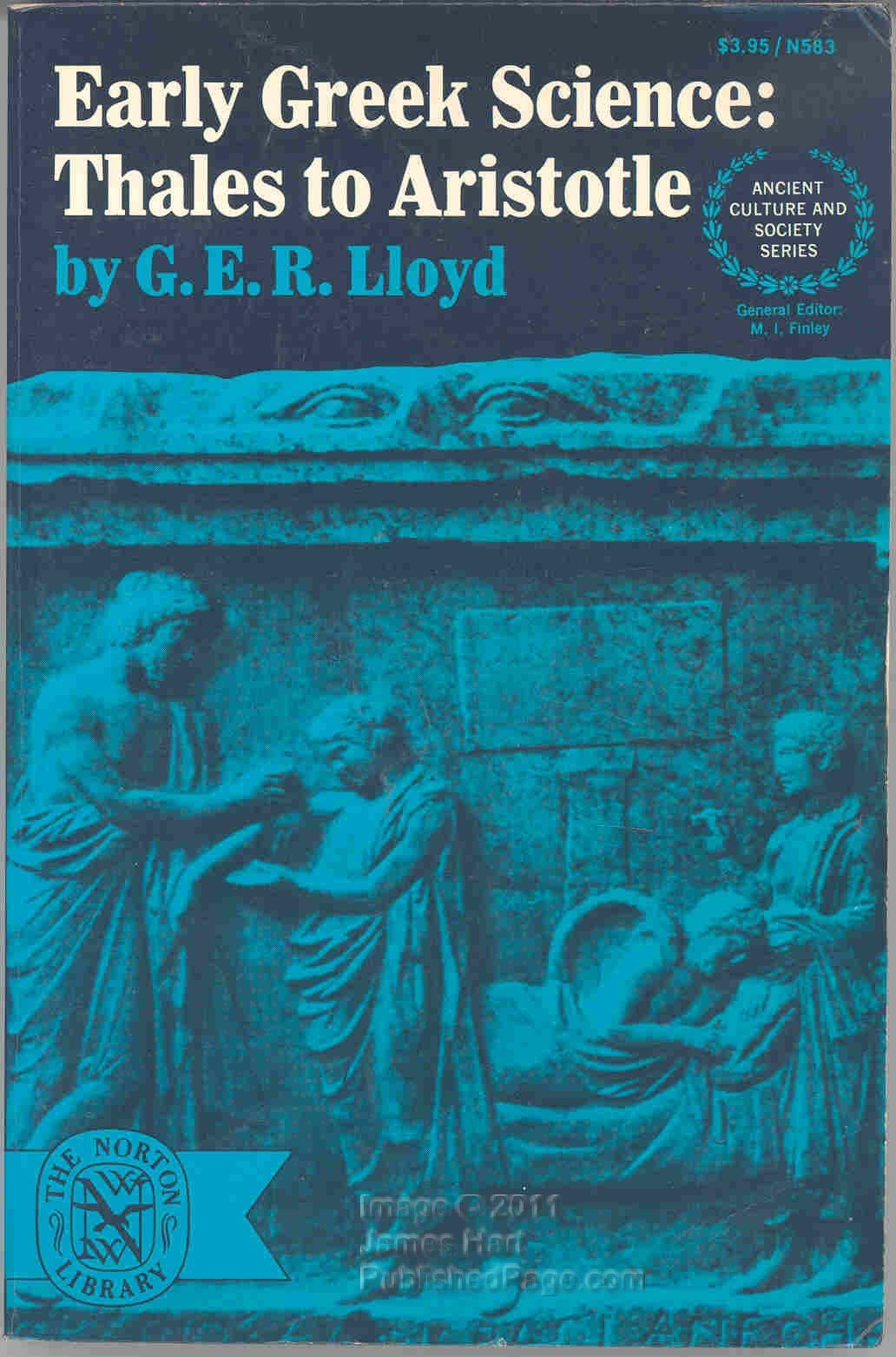 Early Greek Science: Thales to Aristotle (Ancient Culture and Society)