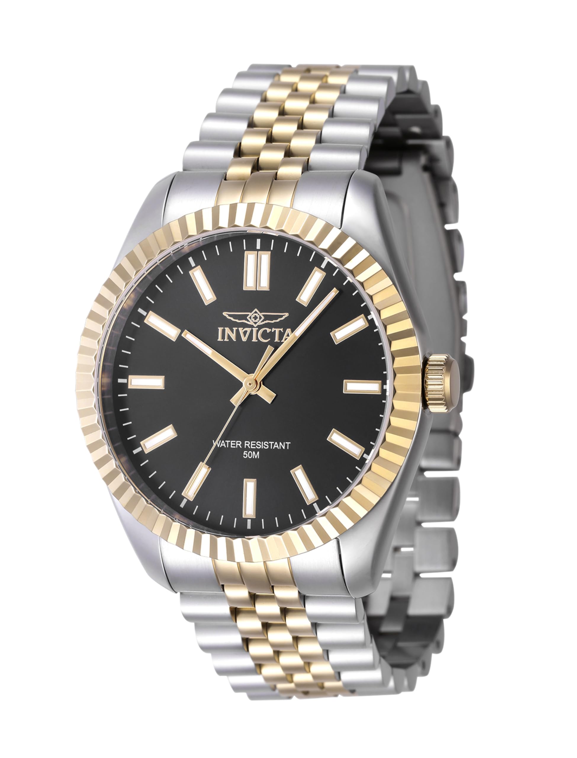 Invicta Men's 47483 Specialty Quartz 3 Hand Black Dial Watch