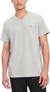 Tommy Hilfiger Men's Core Flag V-Neck Tee