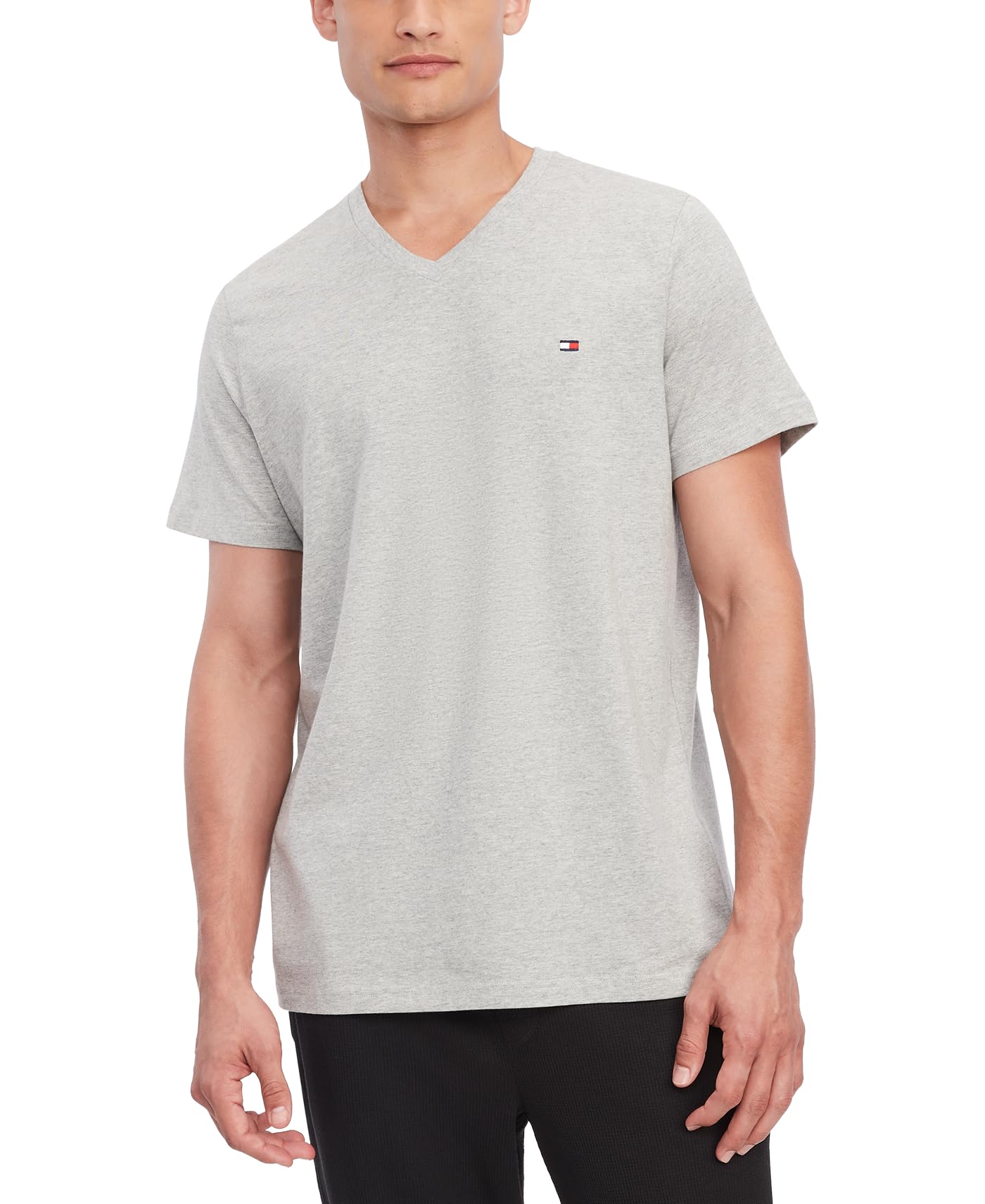 Mens Flag V Neck Tee